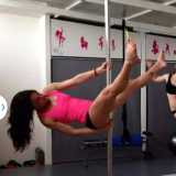 Marilena si allena in palestra